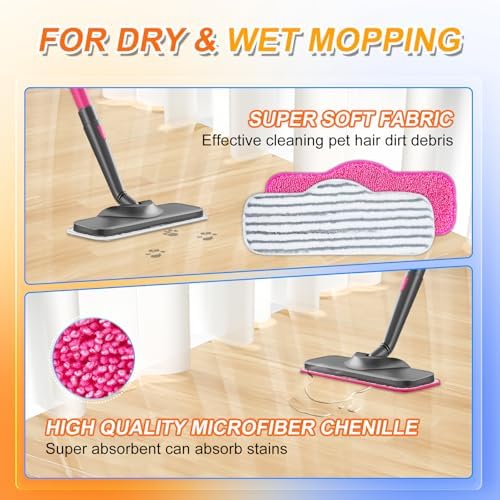 Steam Mop Pads for Schenley and Dupray 33 Pack Microfiber