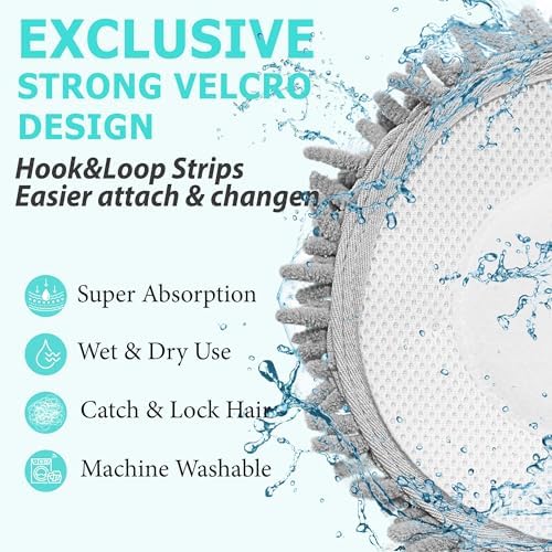 Frescares 6 Pack Steam Mop Pads Replacement for Shark Steam Mops