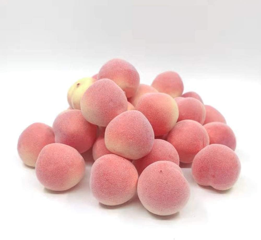 Mini Artificial Peach Set 20 Pcs for Home Decoration