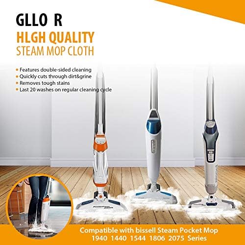 Steam Mop Replacement Pads for Bissell Powerfresh Steam Mop 6-Pack