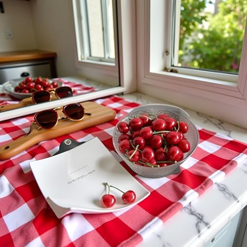 20Pcs Red Artificial Cherries Decor