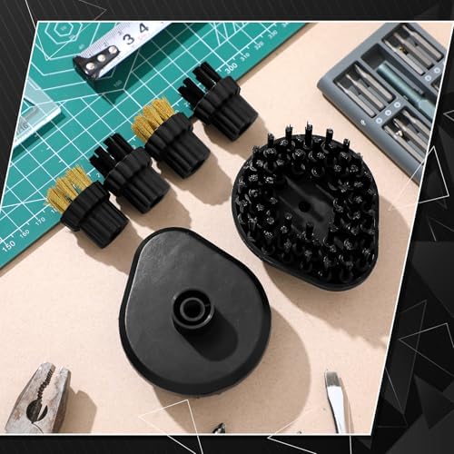 Honeydak 6 Pack Steam Cleaner Brush Heads M8 Replacement Set