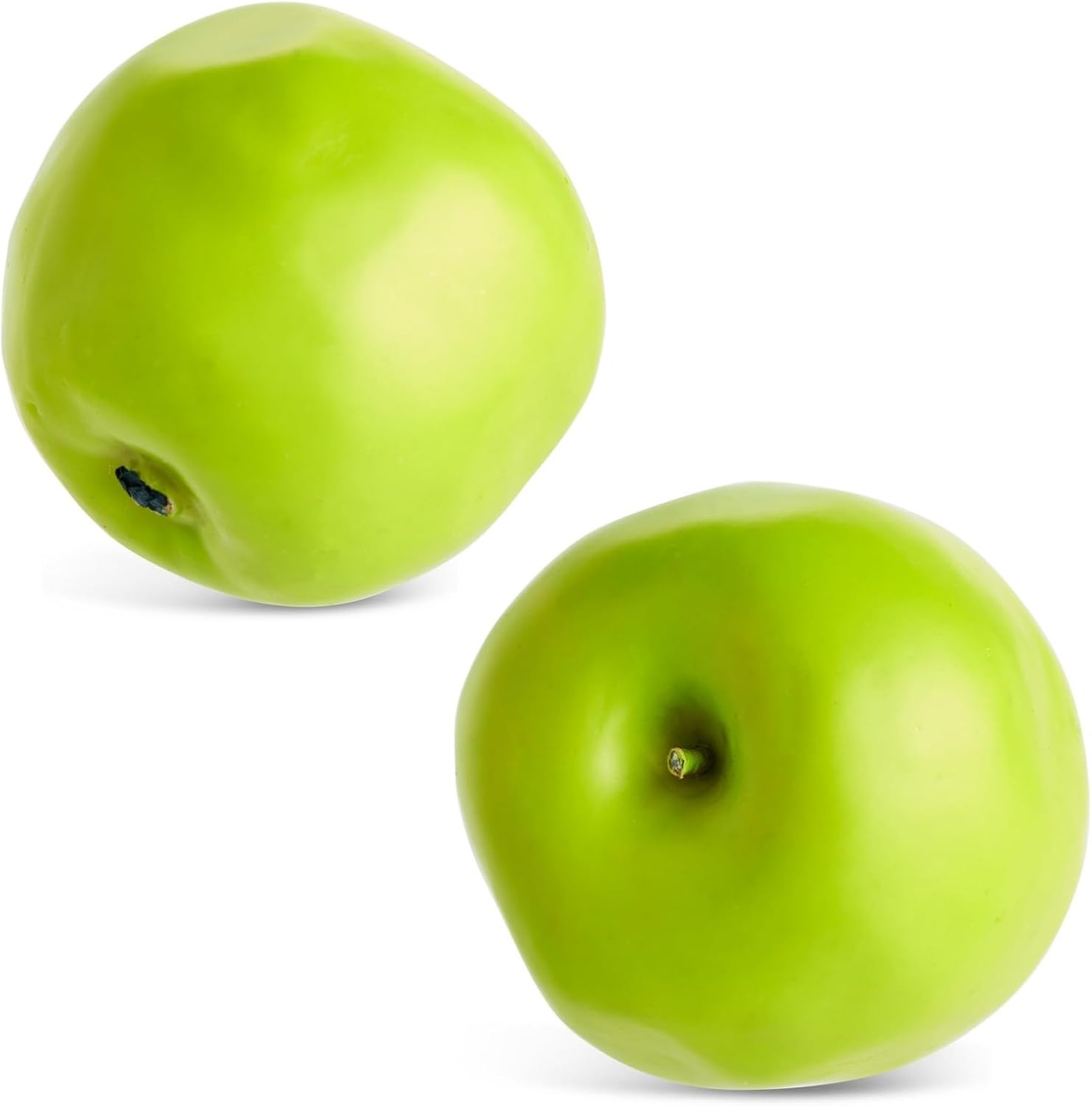 Juvale Artificial Apples Red Green 6 Pack for Decor