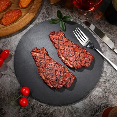 Yardwe Artificial Steak for Home Kitchen Decor and Photography