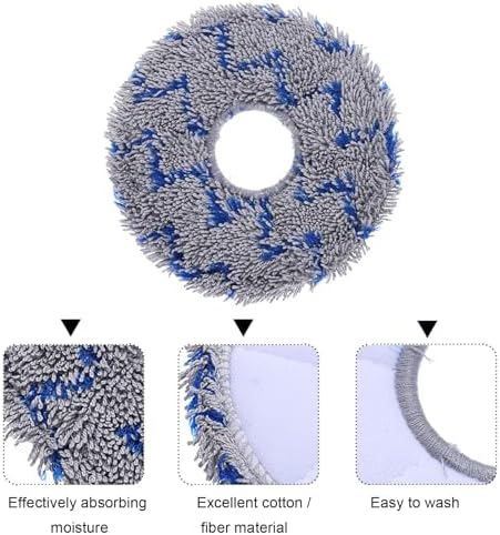 MECCANIXITY 10Pcs Vacuum Cloth Mop Pads