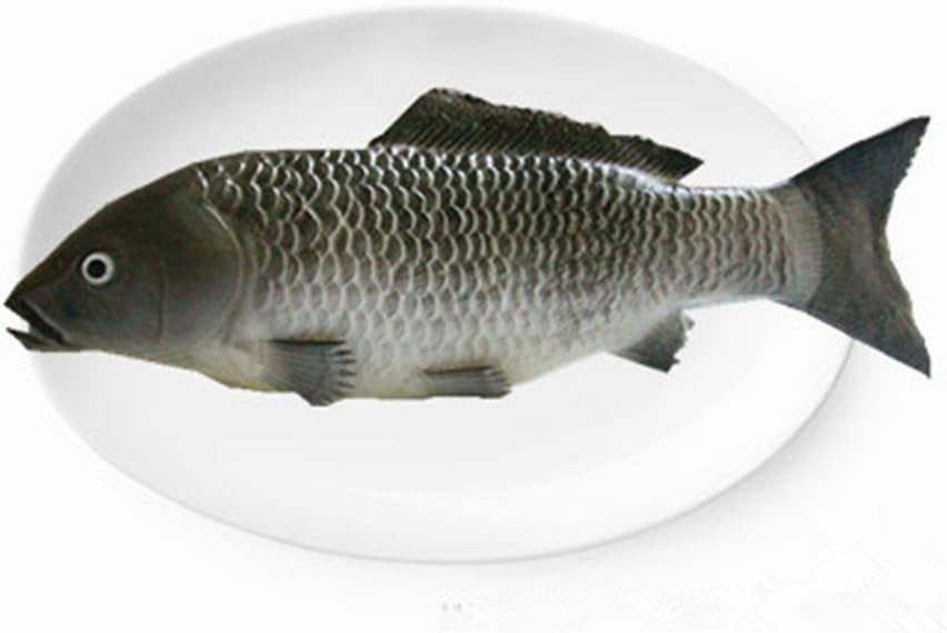 Sweet Family Artificial Grey Carp Decor