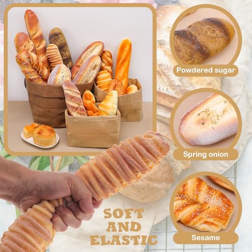 Gresorth 185 Inch Artificial Bread Prop - 2pcs