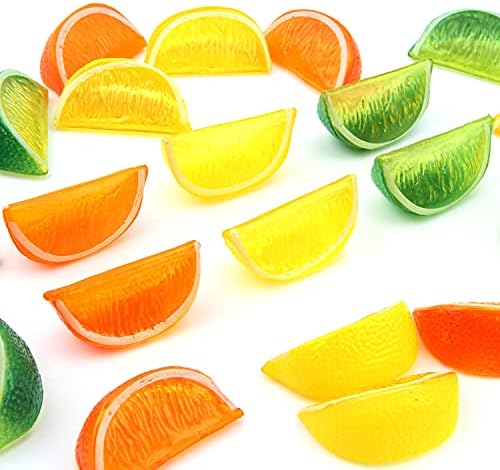 CCINEE 24PCS Artificial Lemon Blocks Realistic Decor