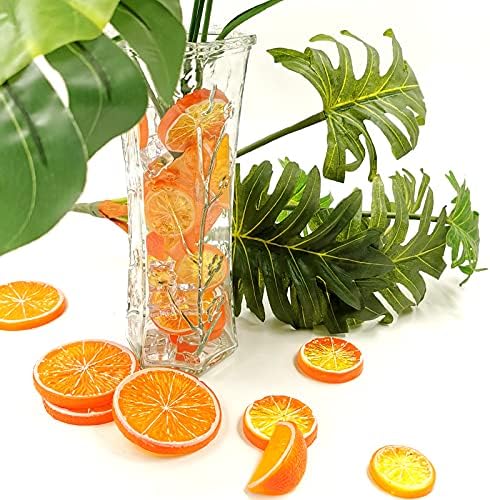 SNAIL GARDEN 30Pcs Artificial Lemon Slices Blocks