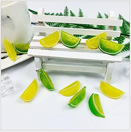 14pcs Yellow Lemon Faux Fruit Decoration Props