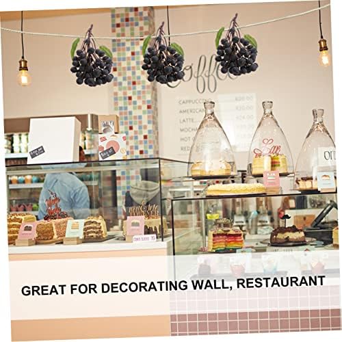 Lifelike Blueberries Artificial Fruit Decor for Home Garden