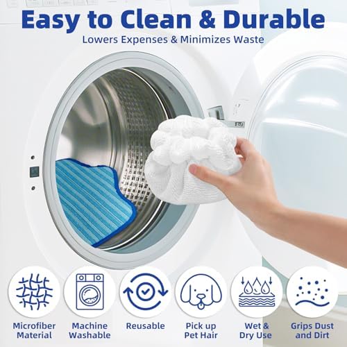 LOVECO Steam Cleaner Pads 9-Pack Reusable for Dupray Neat