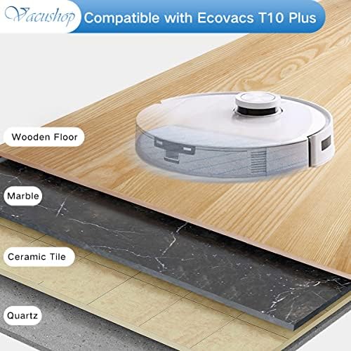 Vacuum Accessories Replacement for Ecovacs T10 Plus Mop Pad