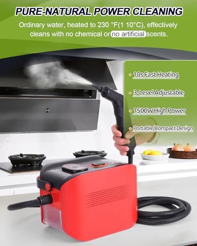 DOVERC Handheld Steam Cleaner with 45BAR Pressure
