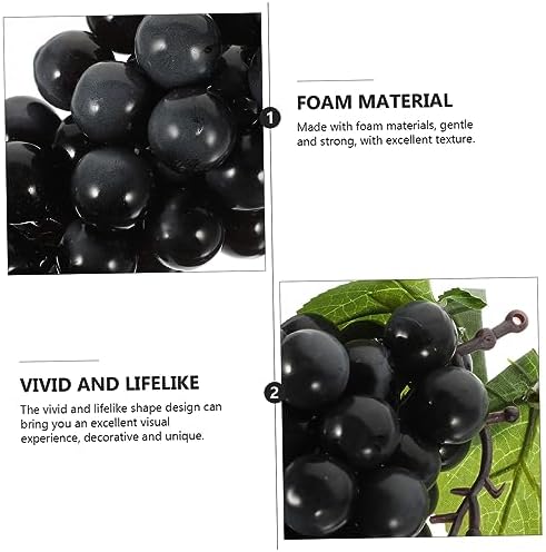 Zerodeko 3pcs Foam Grape String Artificial Fruit Decor
