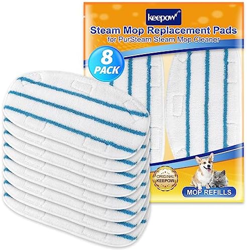 KEEPOW Steam Mop Pads for PurSteam and ThermaPro 211