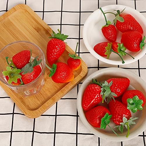 Happy Trees 30 Artificial Strawberries Assorted Size