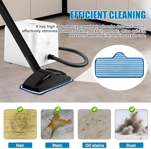 Steam Mop Pads for Dupray Neat 6 Pack Reusable Microfiber