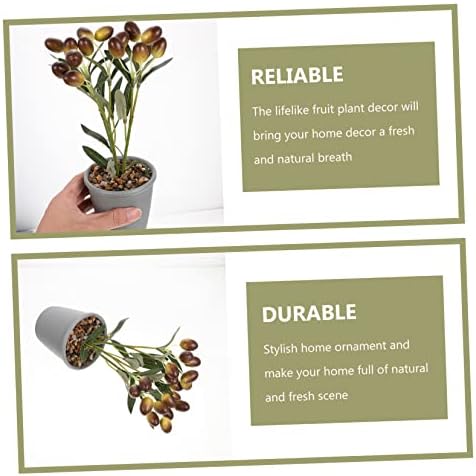 Realistic Artificial Fruit Bonsai Pot Decor