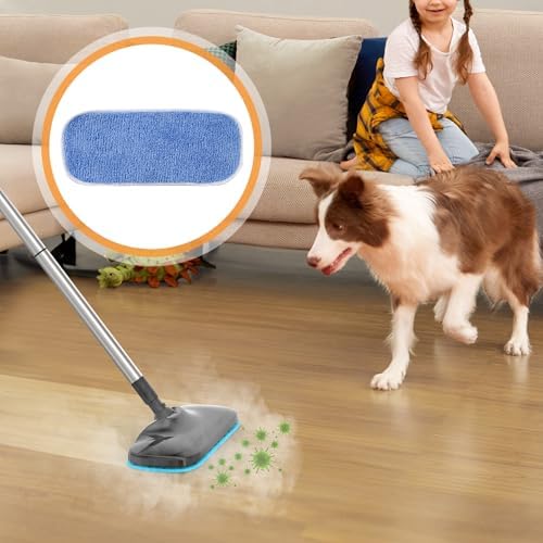 LetSteam Steam Mop Pads - 3 Pack Reusable Microfiber
