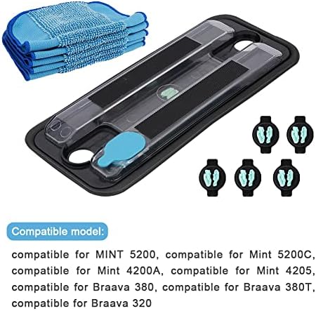 Tookie 11pcs Reservoir Pad Set for Braava 380T Compatible with Steam Mop