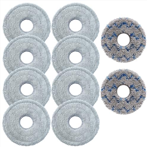 10 Pack Mop Pads Replacement for Dreame Robot Vacuums