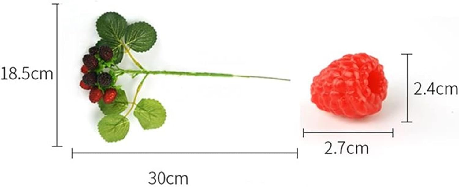 Zhenyang 4Pcs Artificial Raspberry Photography Props