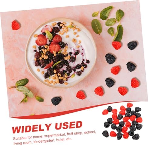 Zerodeko 30pcs Artificial Raspberry Decorative Model