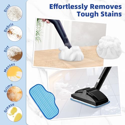 LOVECO Steam Cleaner Pads 9-Pack Reusable for Dupray Neat