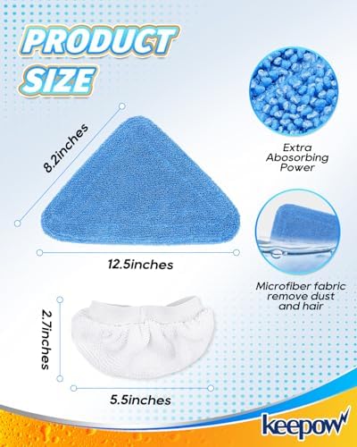Keepow Steam Mop Pads for Wagner 905e 915e 925e