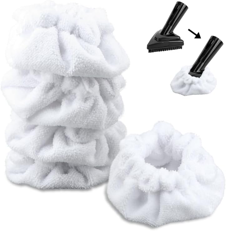 LVOERTUIG Steam Mop Pads for Handheld Steam Cleaner 10pcs