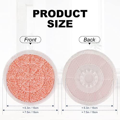 Shark Steam Scrub Mop Pads Replacement for S7000 Series