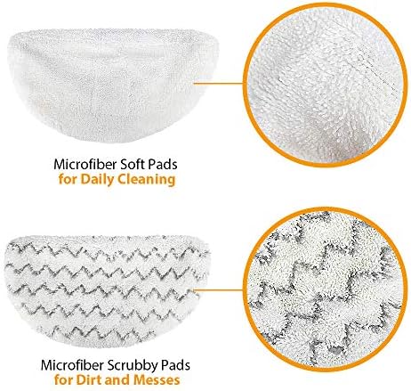 Steam Mop Replacement Pads for Bissell Powerfresh Steam Mop 6-Pack