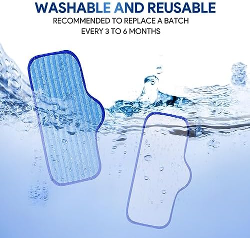 KEEPOW Microfiber Pads for Dupray Steam Cleaner 3 Pack