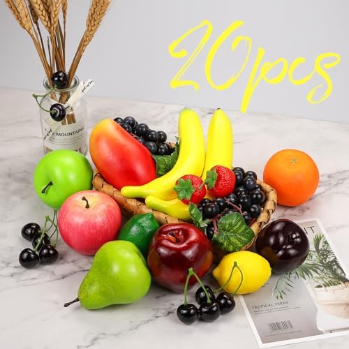 Lorigun Artificial Fruits Pack 20 Pieces Set