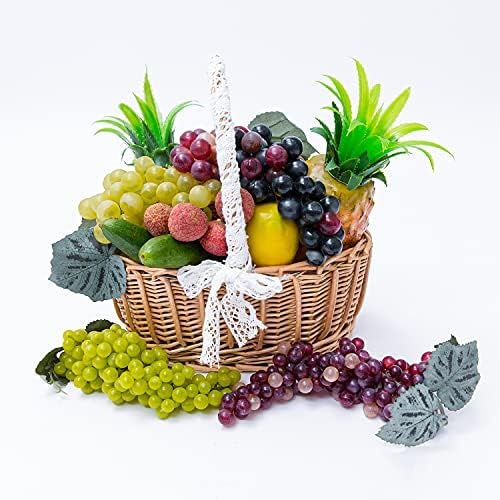 3 Bunches Realistic Fake Grapes for Decoration