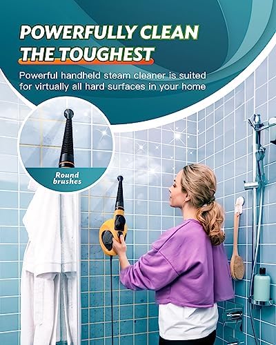 Fandiishop Handheld Steam Cleaner with 11pcs Accessories