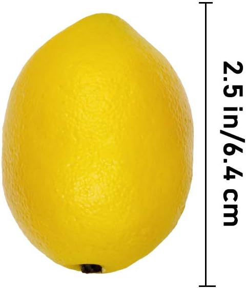 20 Pcs Fake Lemons for Garland and Kitchen Decor