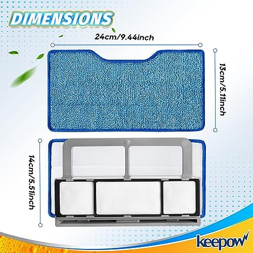 KEEPOW Reusable Mop Pads for Shark Vac Mop 1
