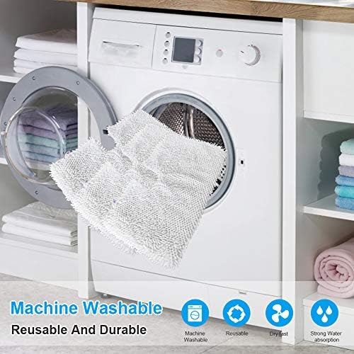 Fushing 6Pcs Steam Mop Pads Shark Compatible
