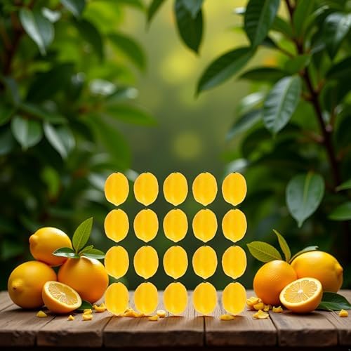 20Pcs Yellow Mini Artificial Lemon Fruit Decor