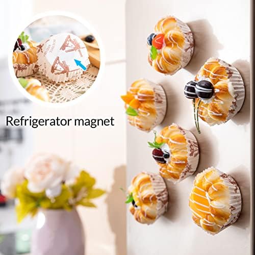 Realistic Fake Cupcakes 6 Pack for Display
