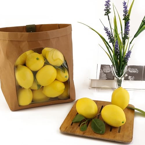 20PCS Realistic Artificial Lemon Decor
