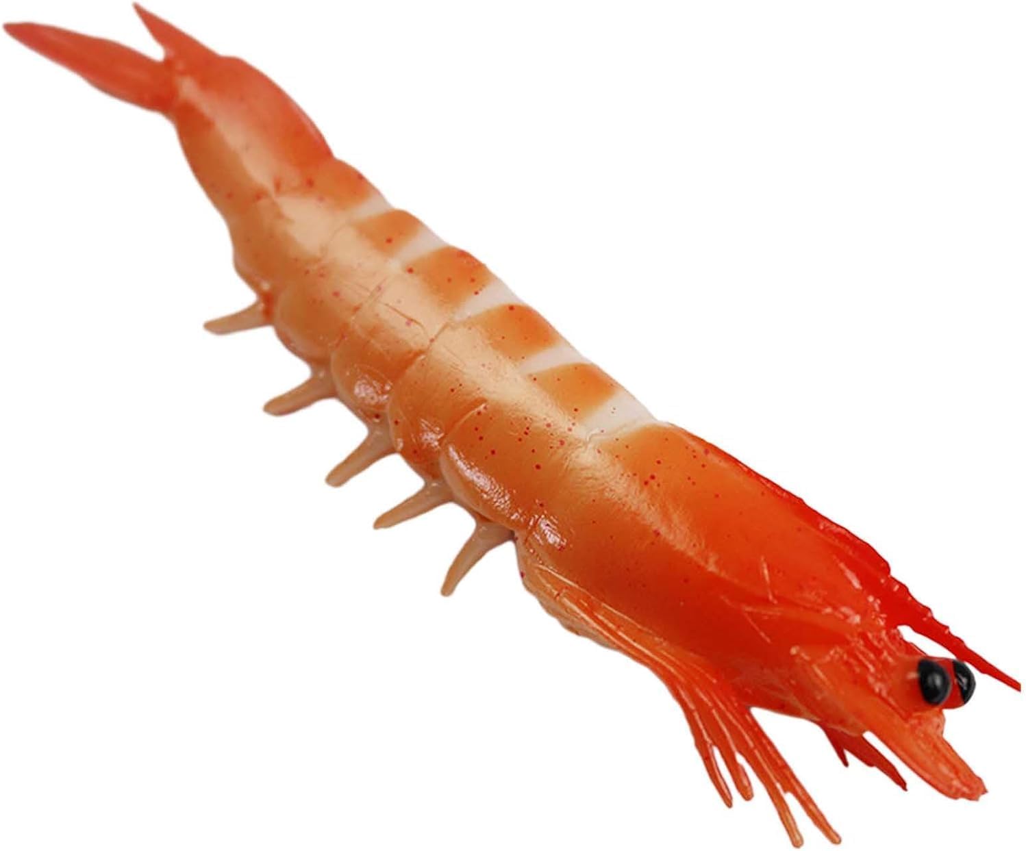 Realistic Red Artificial Shrimp Decorations
