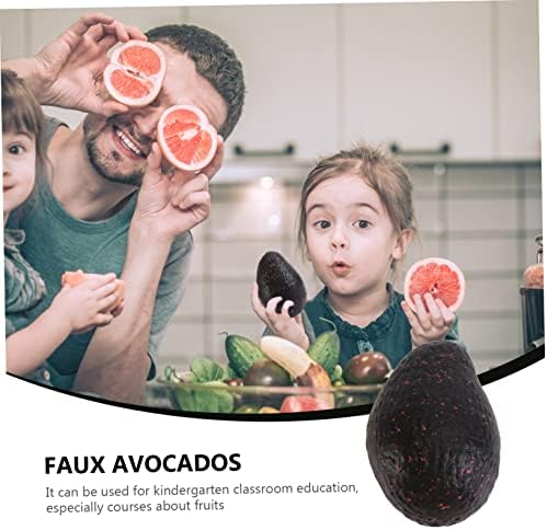 6pcs Lifelike Avocado Photography Props for Decor and Parties