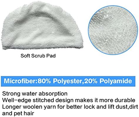10pk Amyehouse Steam Mop Pads for Bissell Powerfresh