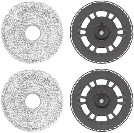 Jegehoyo Mop Cloths with Holder for Dreame Vacuums