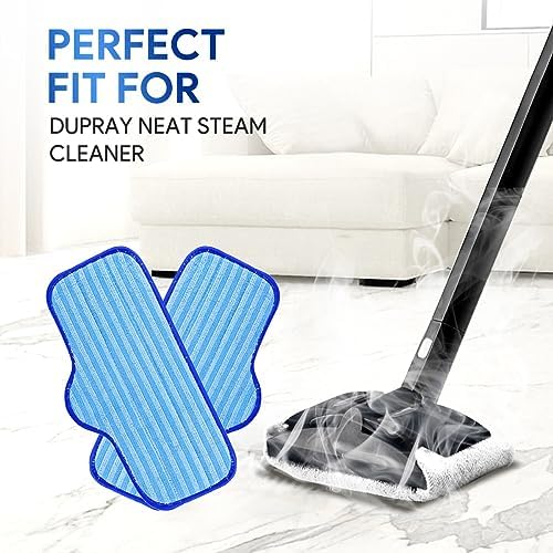 KEEPOW Microfiber Pads for Dupray Steam Cleaner 3 Pack