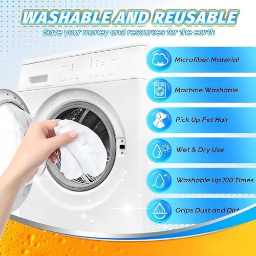 8-Pack White Steam Mop Mats for Universal Steam Cleaners