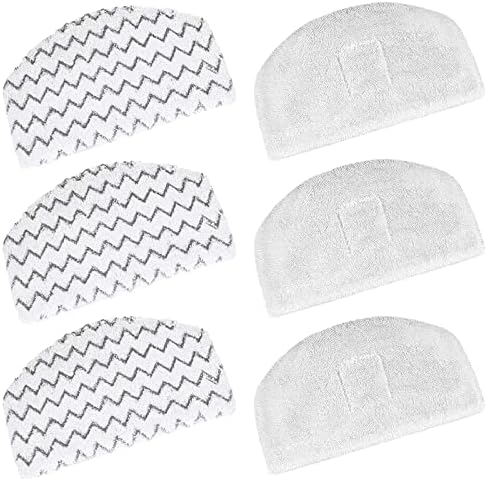 6 Pack Steam Mop Pads Replacement for Bissell Powerfresh Series